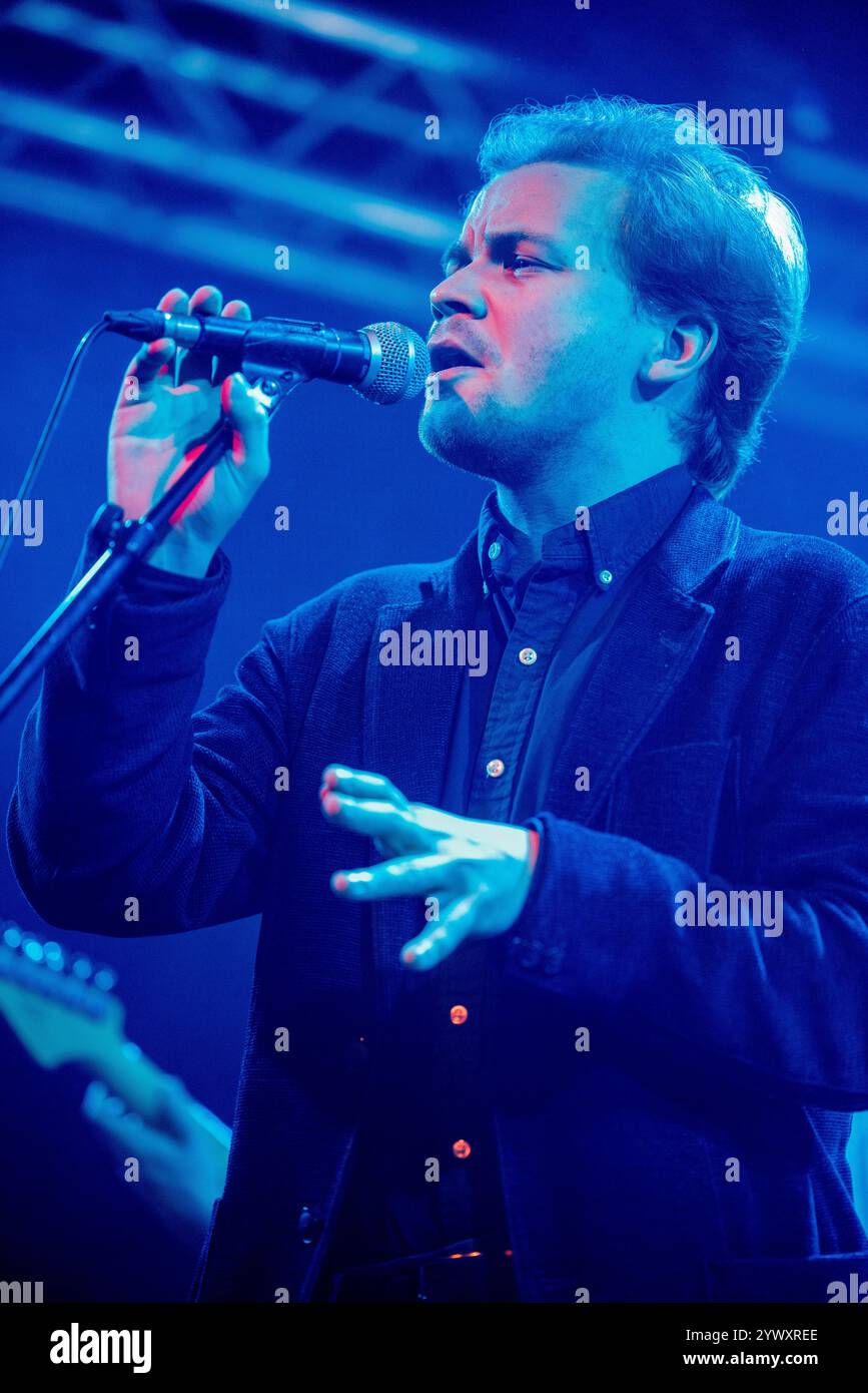 Italia 9 dicembre 2024 Geordie Greep - Black Midi cantante e frontman - live al Circolo Magnolia Milano © Andrea Ripamonti / Alamy Foto Stock
