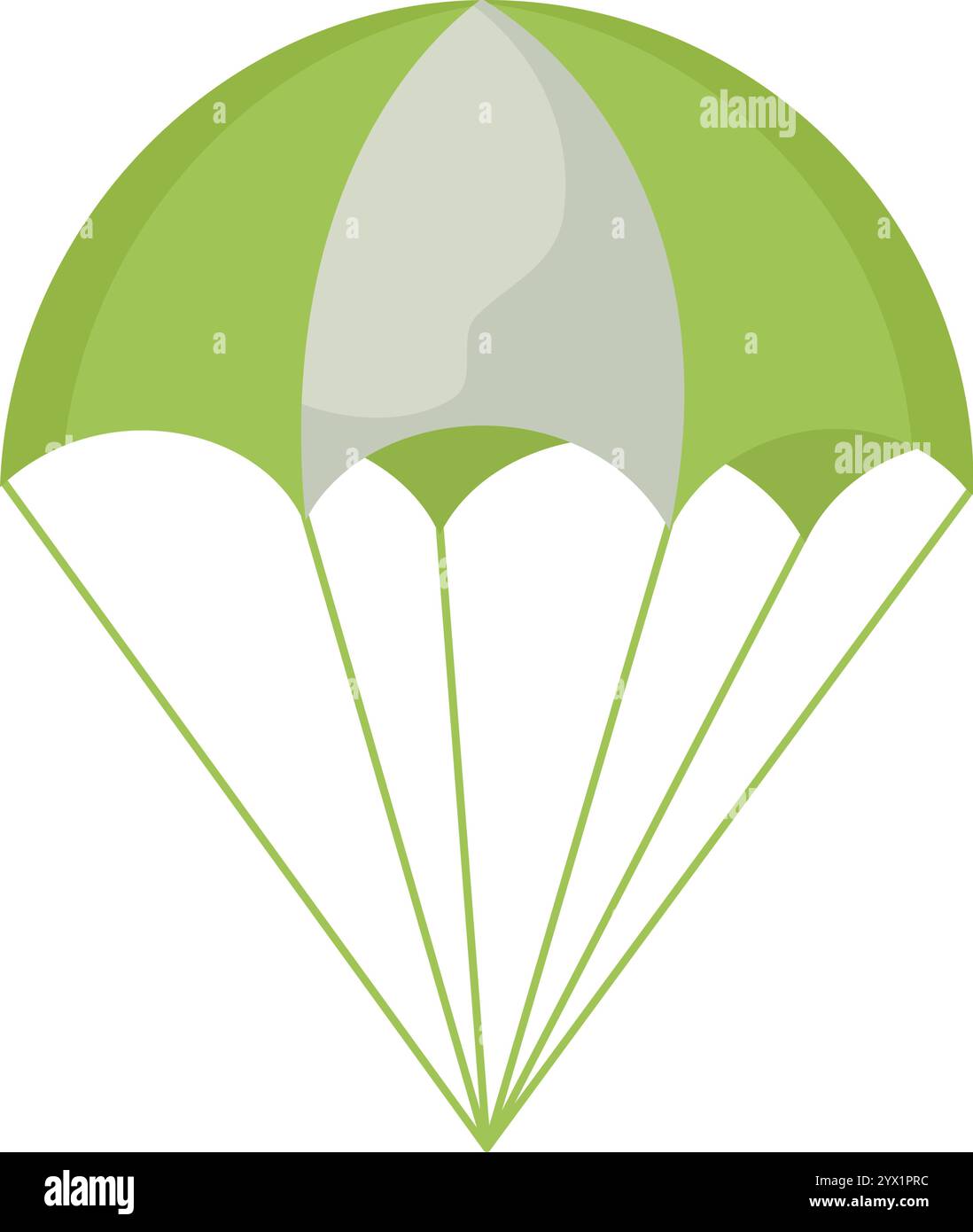 equipaggiamento militare da paracadute Illustrazione Vettoriale