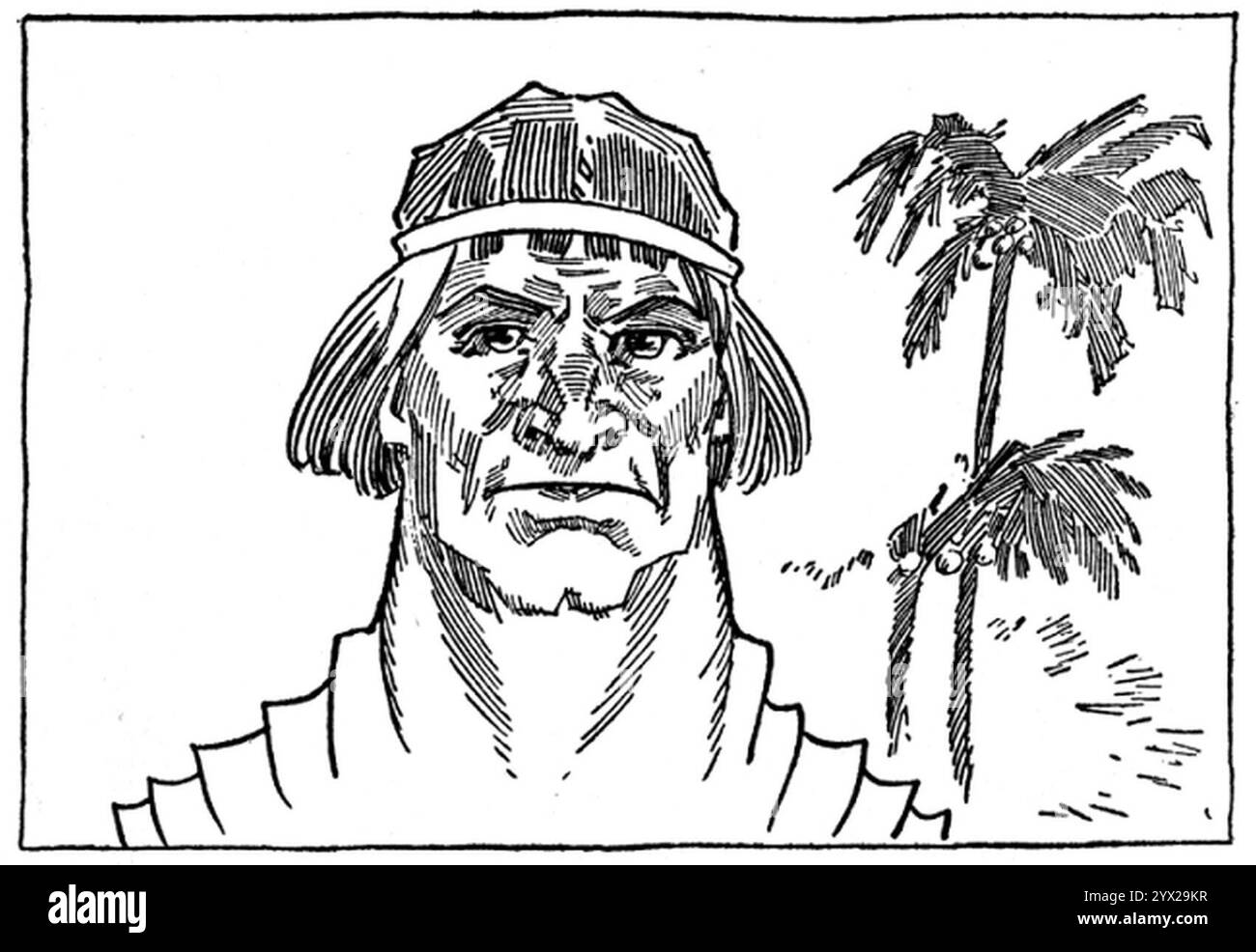 Crunch (Leone codardo di Oz, capitolo 17). Foto Stock