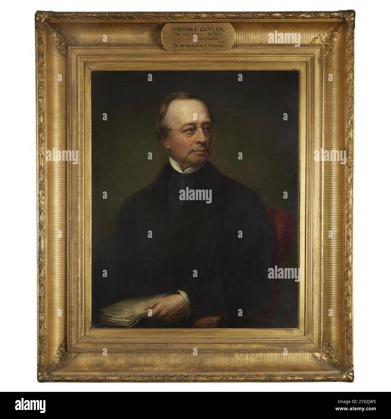 Daniel Huntington (1816-1906), Ritratto di Theodore Cuyler (1819-1876). Foto Stock