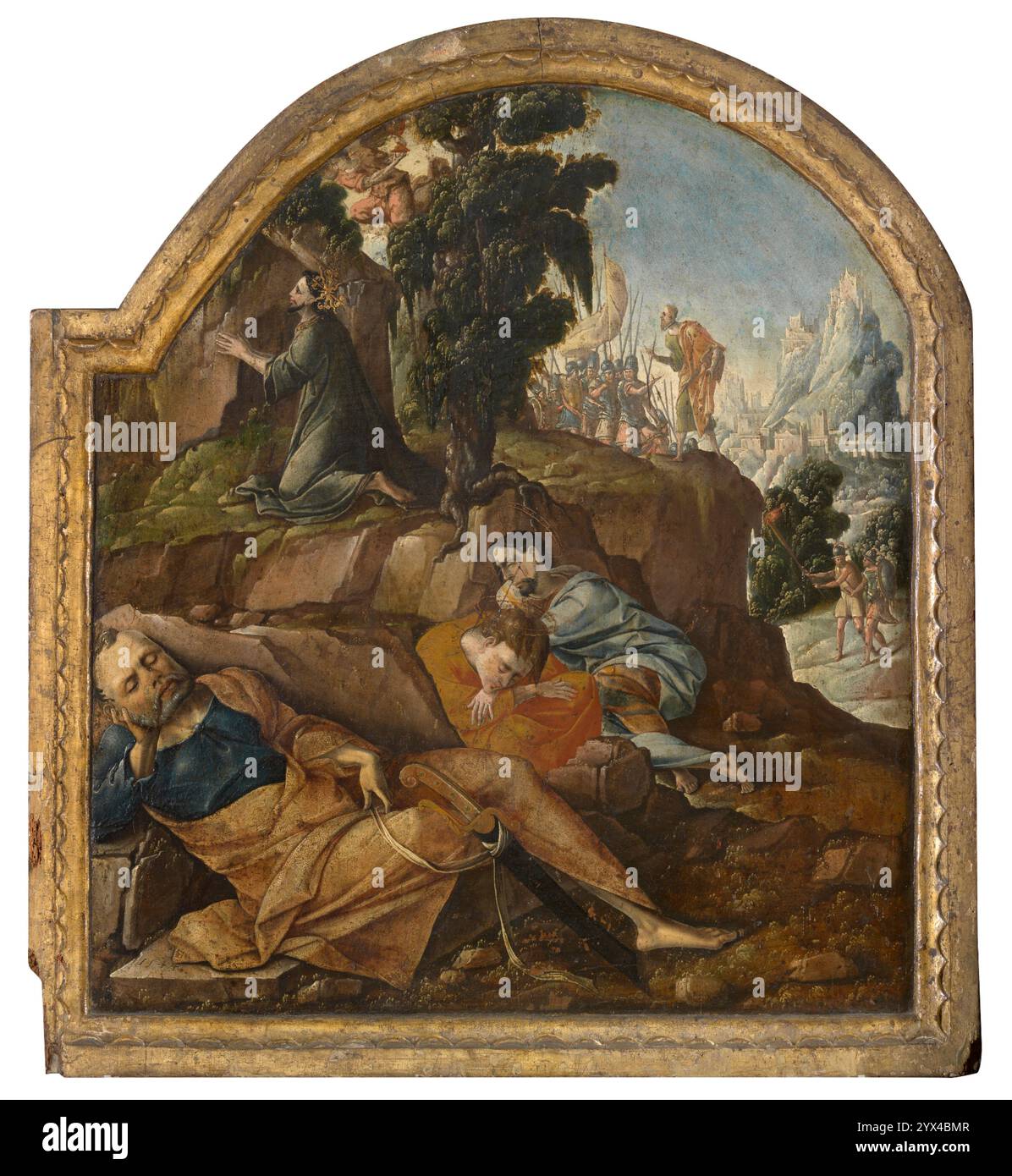 Cristo nel Giardino del Getsemani sul Monte degli Ulivi, 1544. Foto Stock