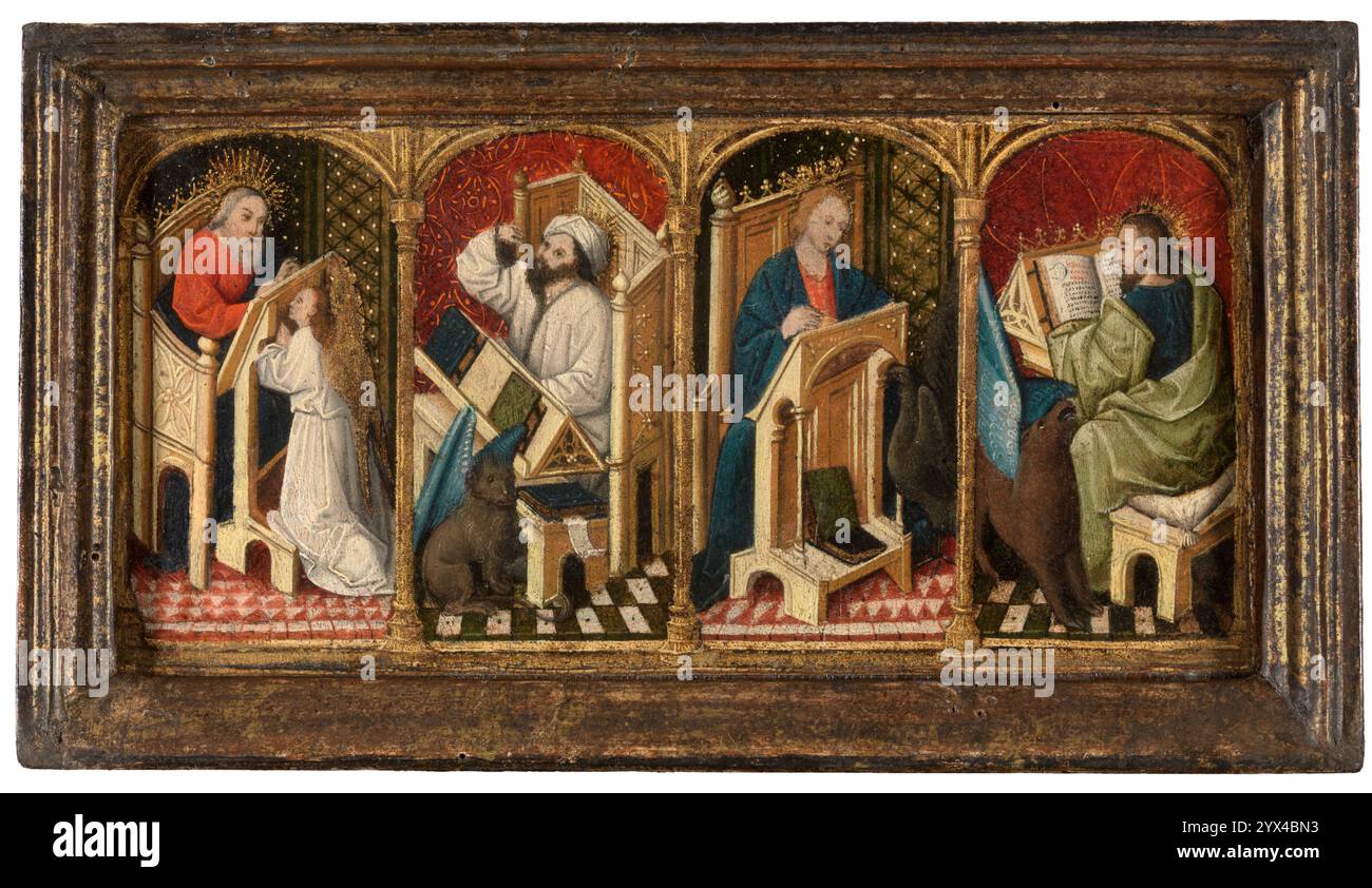 Quattro evangelisti, XIV secolo. Foto Stock