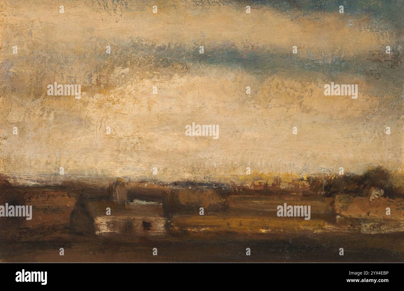 Paesaggio nelle Fiandre, anni '20-'1950 Foto Stock