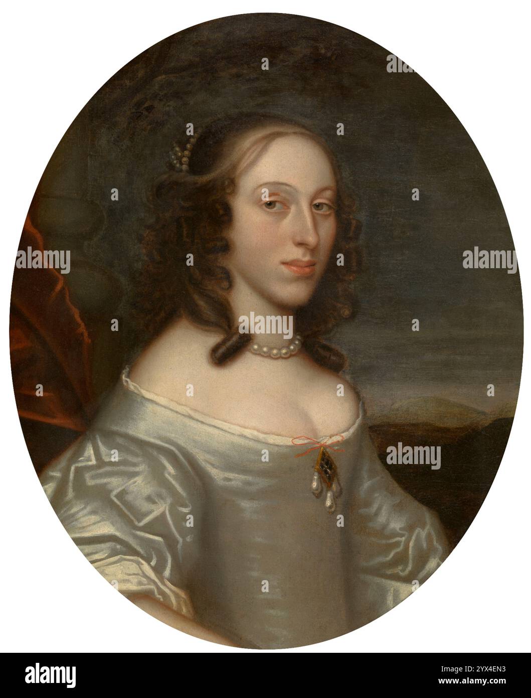 Ritratto di una donna, quarto quarto e diciassettesimo secolo. Foto Stock