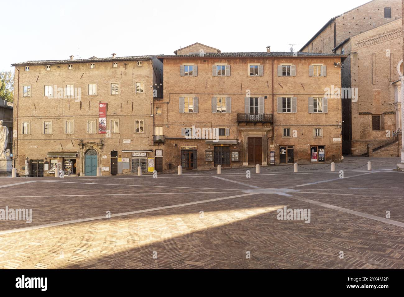 Piazza Duca Federico, Urbino, Italia, Europa Foto Stock