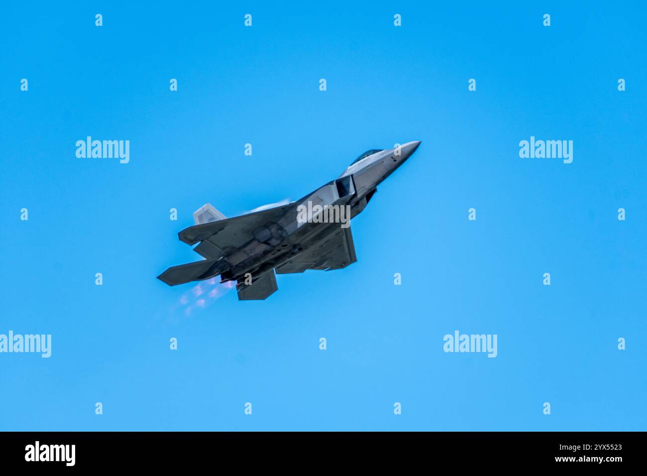 F22 Raptor presso Oshkosh EAA 2024 Foto Stock