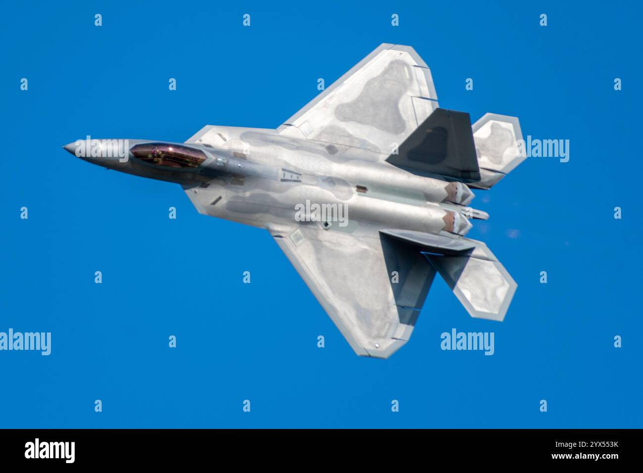 F22 Raptor presso Oshkosh EAA 2024 Foto Stock