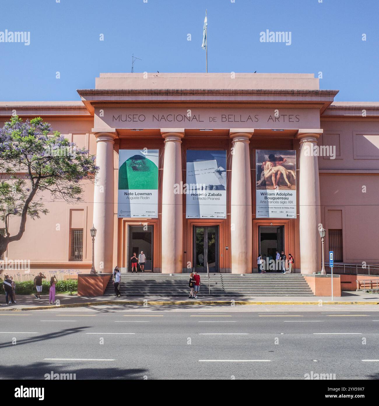 Buenos Aires, Argentina - 22 novembre 2024: Museo nazionale di Belle Arti (Museo Nacional de Bellas Artes) MNBA Foto Stock