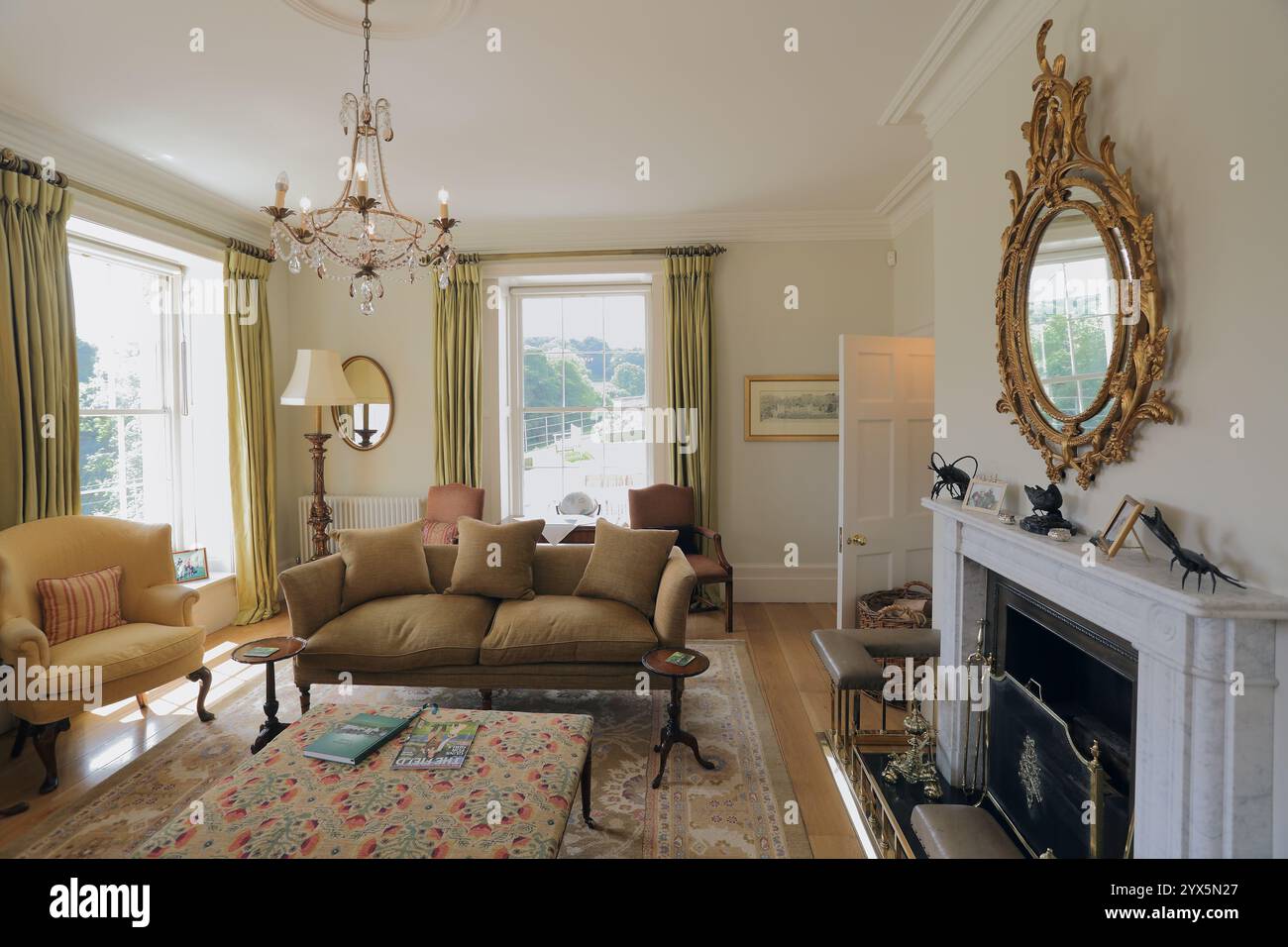 GRAN BRETAGNA / Cornovaglia / Caerhays / Caerhays Castle / la Casa vacanza Old Village Hall in affitto . Foto Stock