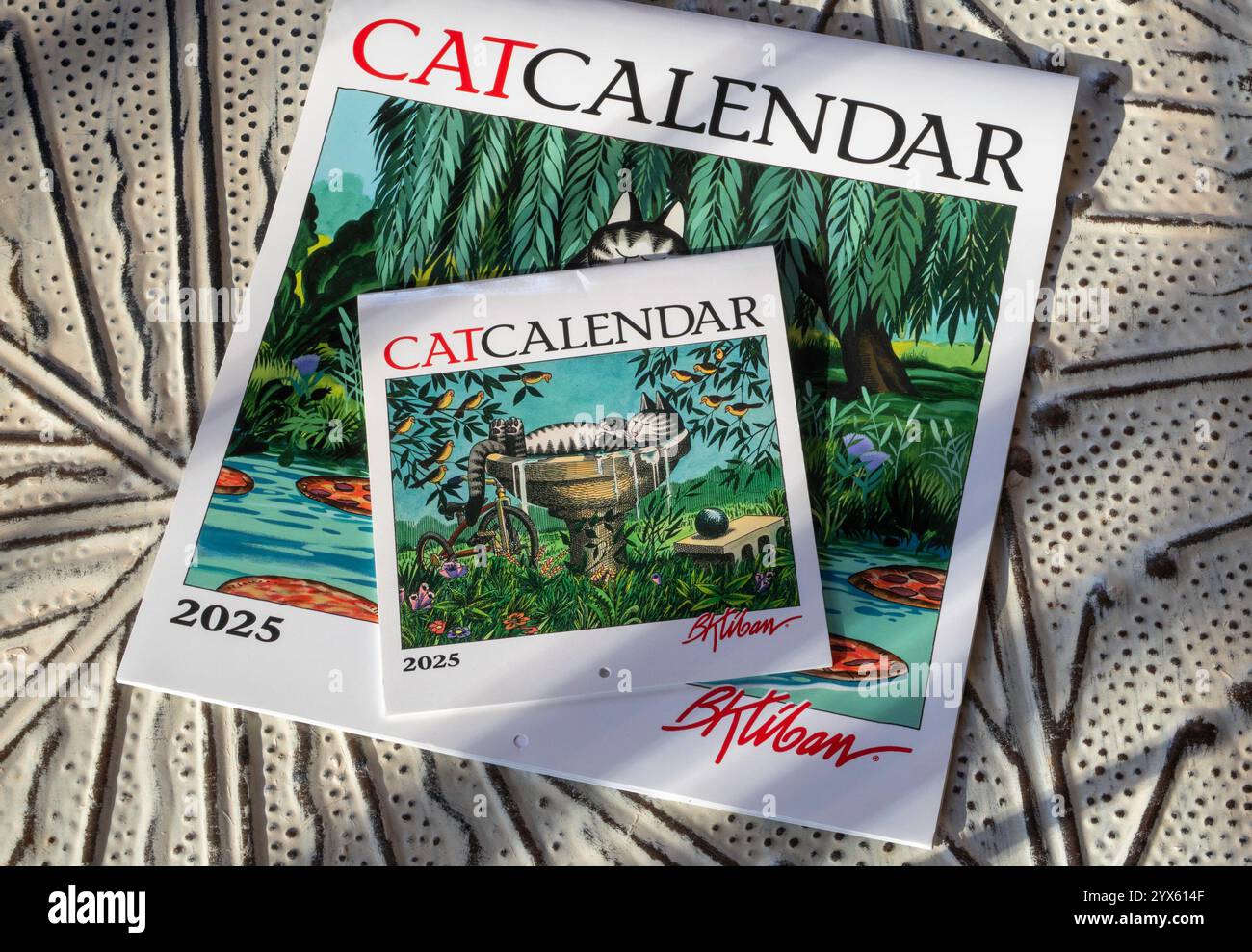 2025 B. Kliban Cat Calendars natura morta Foto Stock