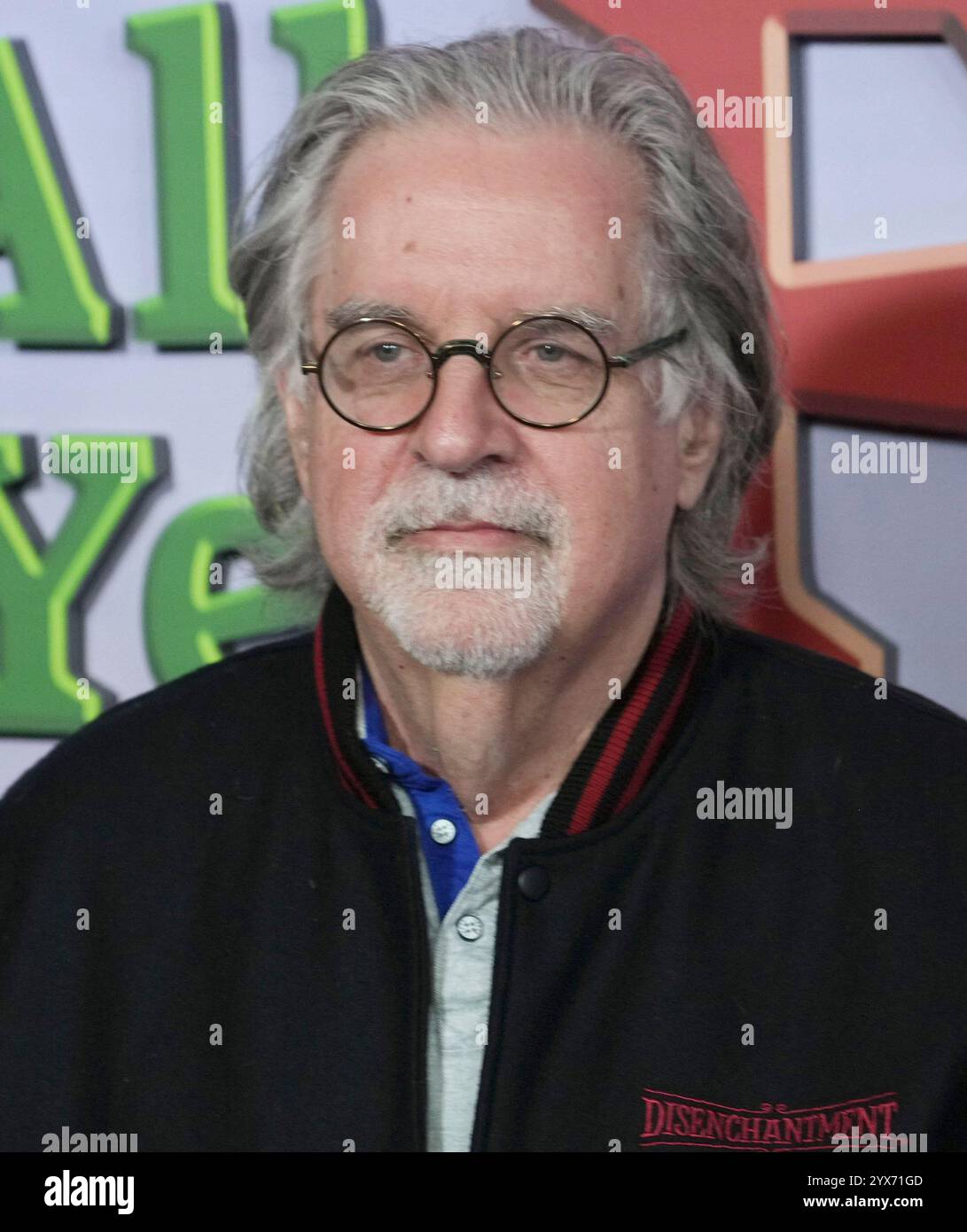 Los Angeles, Stati Uniti. 13 dicembre 2024. Matt Groening arriva al SIMPSON Disney 's o c'MON ALL YE FAITHFUL Holiday Special World Premiere Screening a Hollywood, CALIFORNIA, venerdì, 13 dicembre 2024. (Foto di Sthanlee B. Mirador/Sipa USA) credito: SIPA USA/Alamy Live News Foto Stock