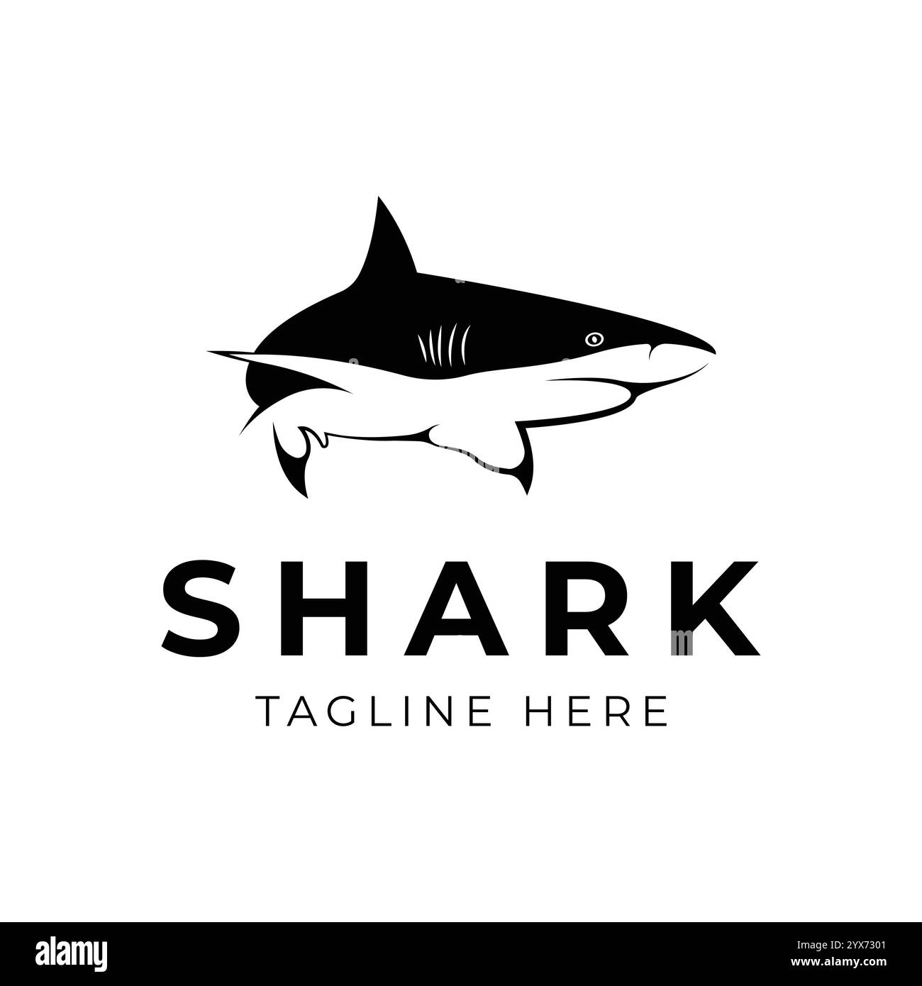 Illustrazione vettoriale del logo SHARK Illustrazione Vettoriale