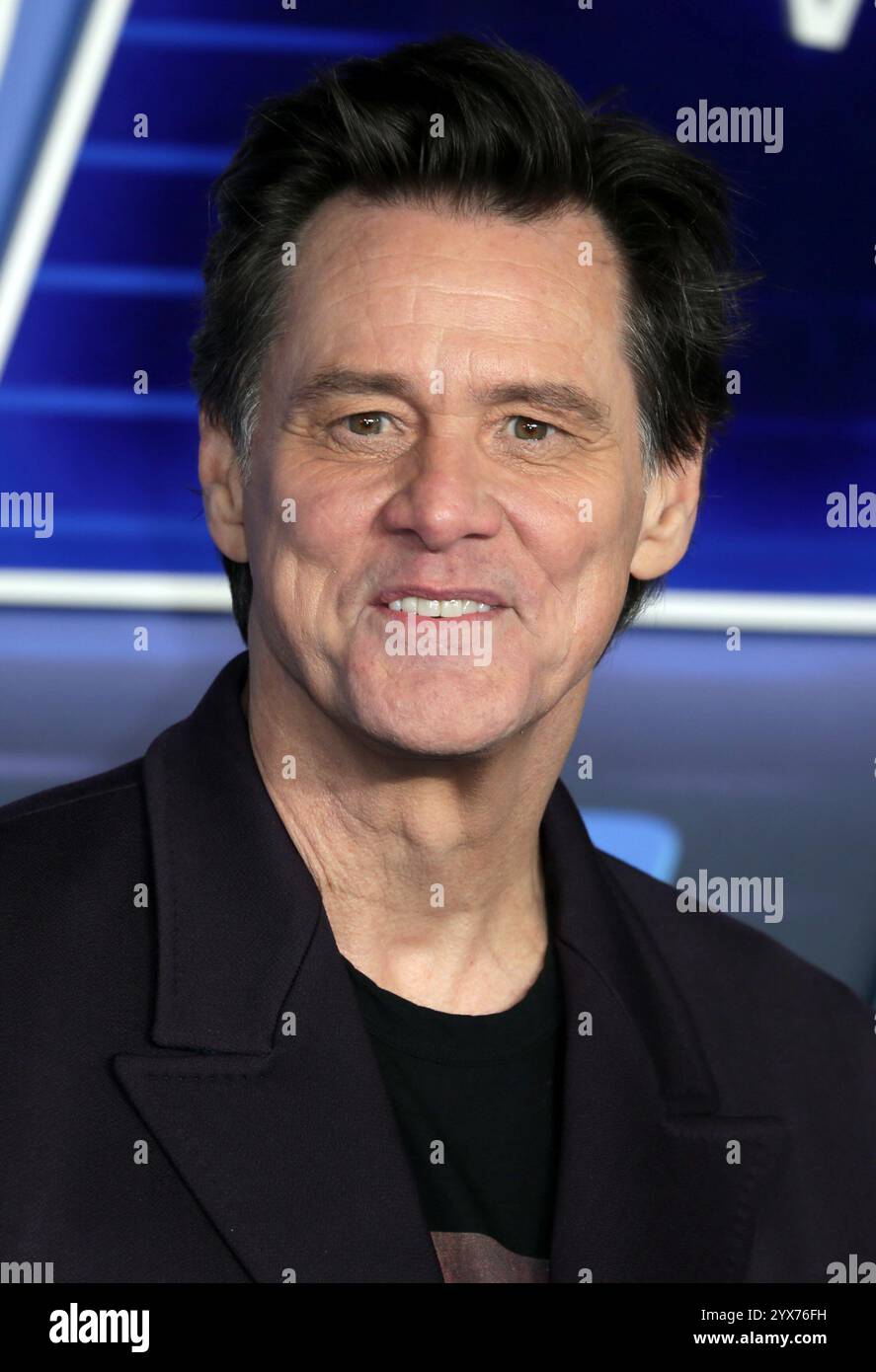 Jim Carrey partecipa alla premiere britannica "Sonic the Hedgehog 3" al Cineworld Leicester Square di Londra, Inghilterra. Foto Stock