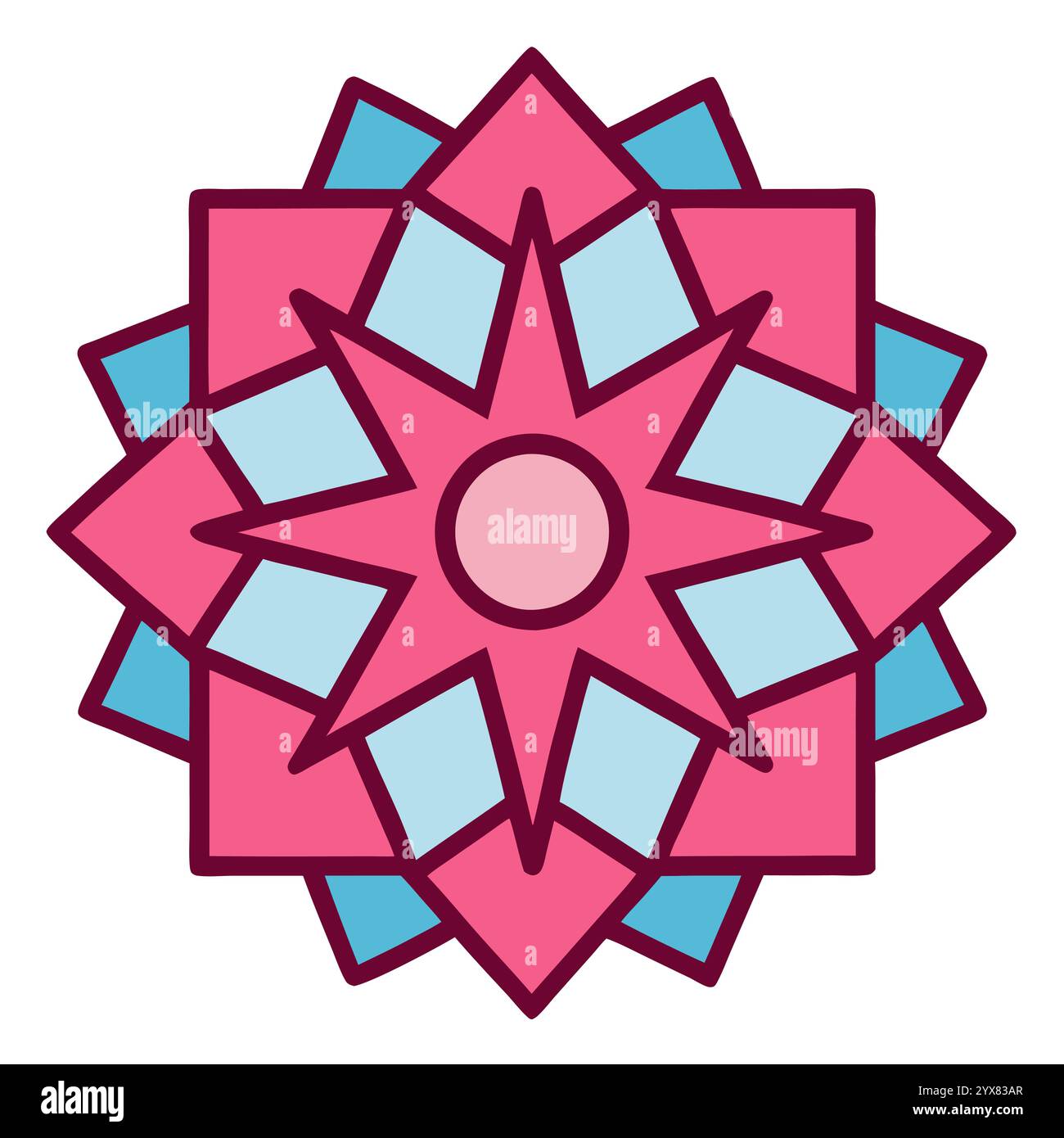 Motivo islamico - disegni geometrici, ornamentali e senza cuciture di alta qualità per l'arte, l'architettura e l'arredamento degli interni Illustrazione Vettoriale