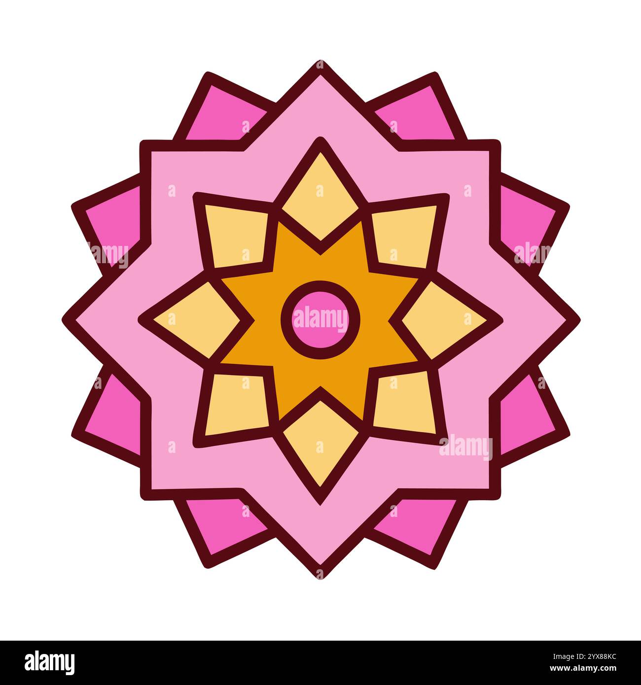 Motivo islamico - disegni geometrici, ornamentali e senza cuciture di alta qualità per l'arte, l'architettura e l'arredamento degli interni Illustrazione Vettoriale