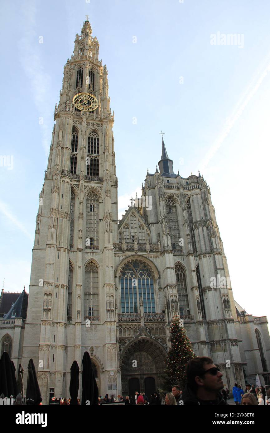 La Cattedrale di Nostra Signora di Anversa Foto Stock