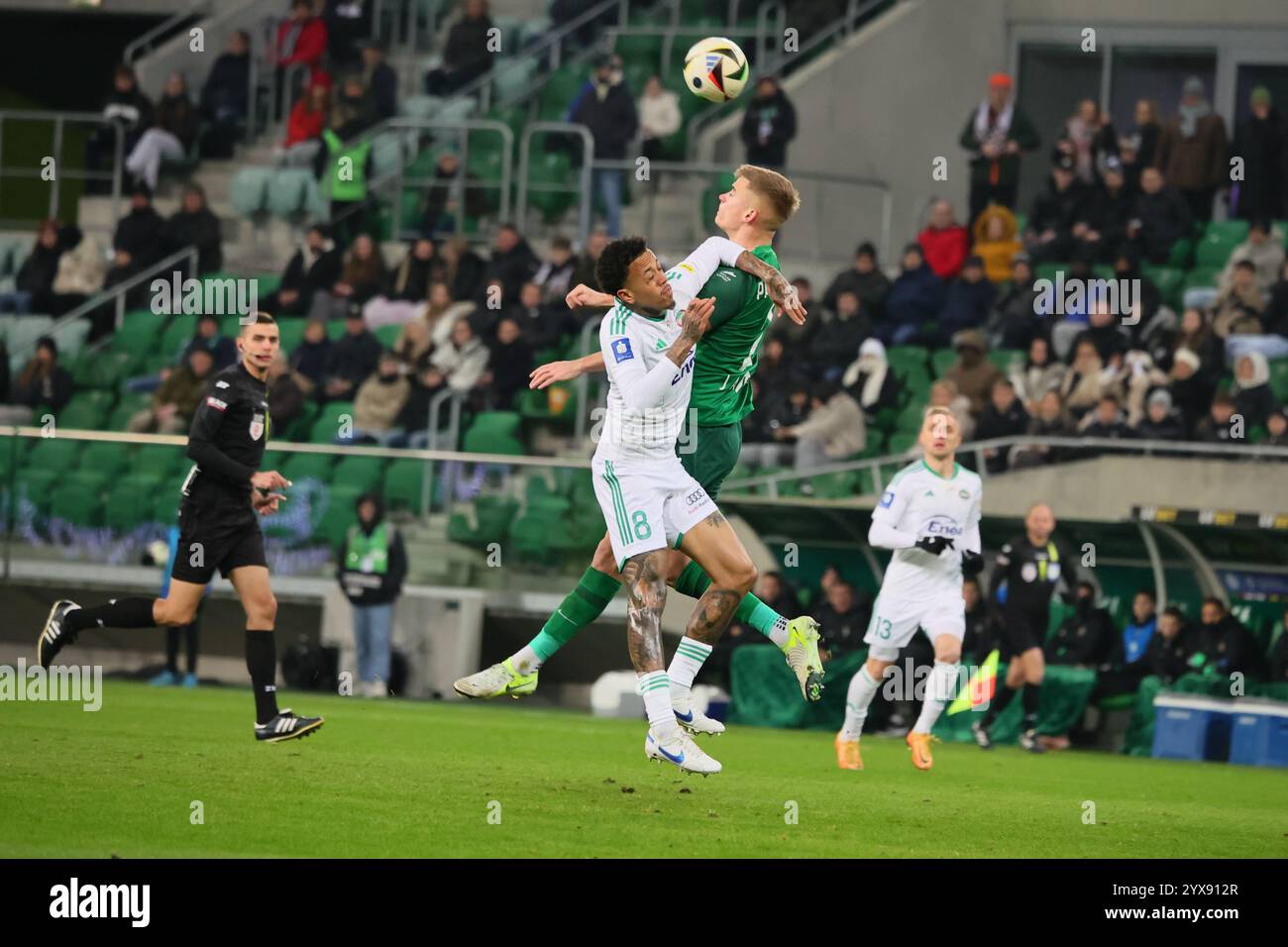 Breslavia, bassa Slesia, Polonia. 14 dicembre 2024. LUIZAO durante un match della PKO Ekstraklasa tra WKS Slask Wroclaw e Radomiak Radom, 14 dicembre 2024. Breslavia, Polonia. (Credit Image: © Mateusz Birecki/ZUMA Press Wire) SOLO PER USO EDITORIALE! Non per USO commerciale! Foto Stock