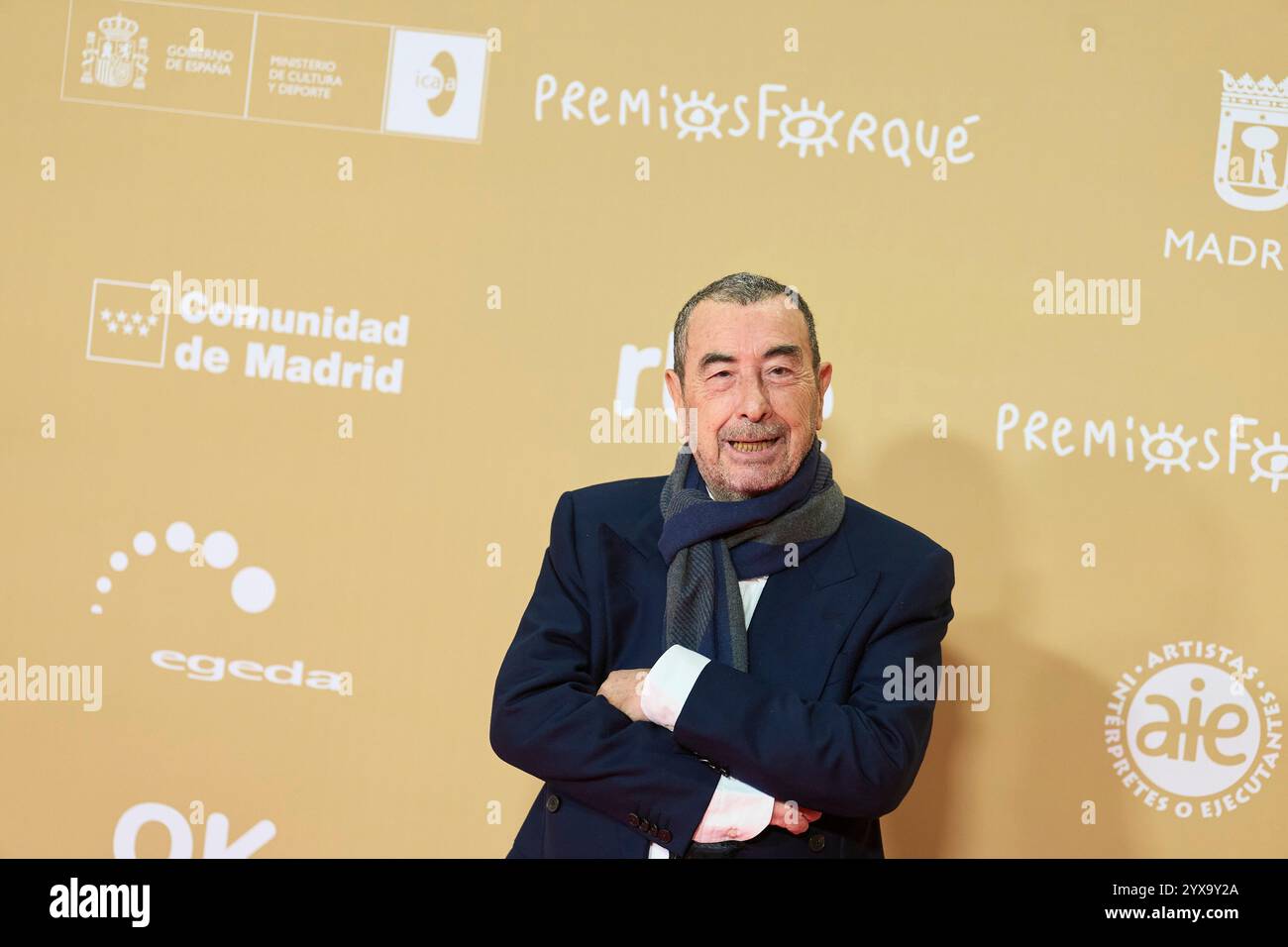 14 dicembre 2024, Madrid, Madrid, Spagna: Jose Luis Garci partecipa al 30° Premio Jose Maria Forque - Red Carpet al Palacio Municipal IFEMA il 14 dicembre 2024 a Madrid, Spagna (Credit Image: © Jack Abuin/ZUMA Press Wire) SOLO PER USO EDITORIALE! Non per USO commerciale! Foto Stock