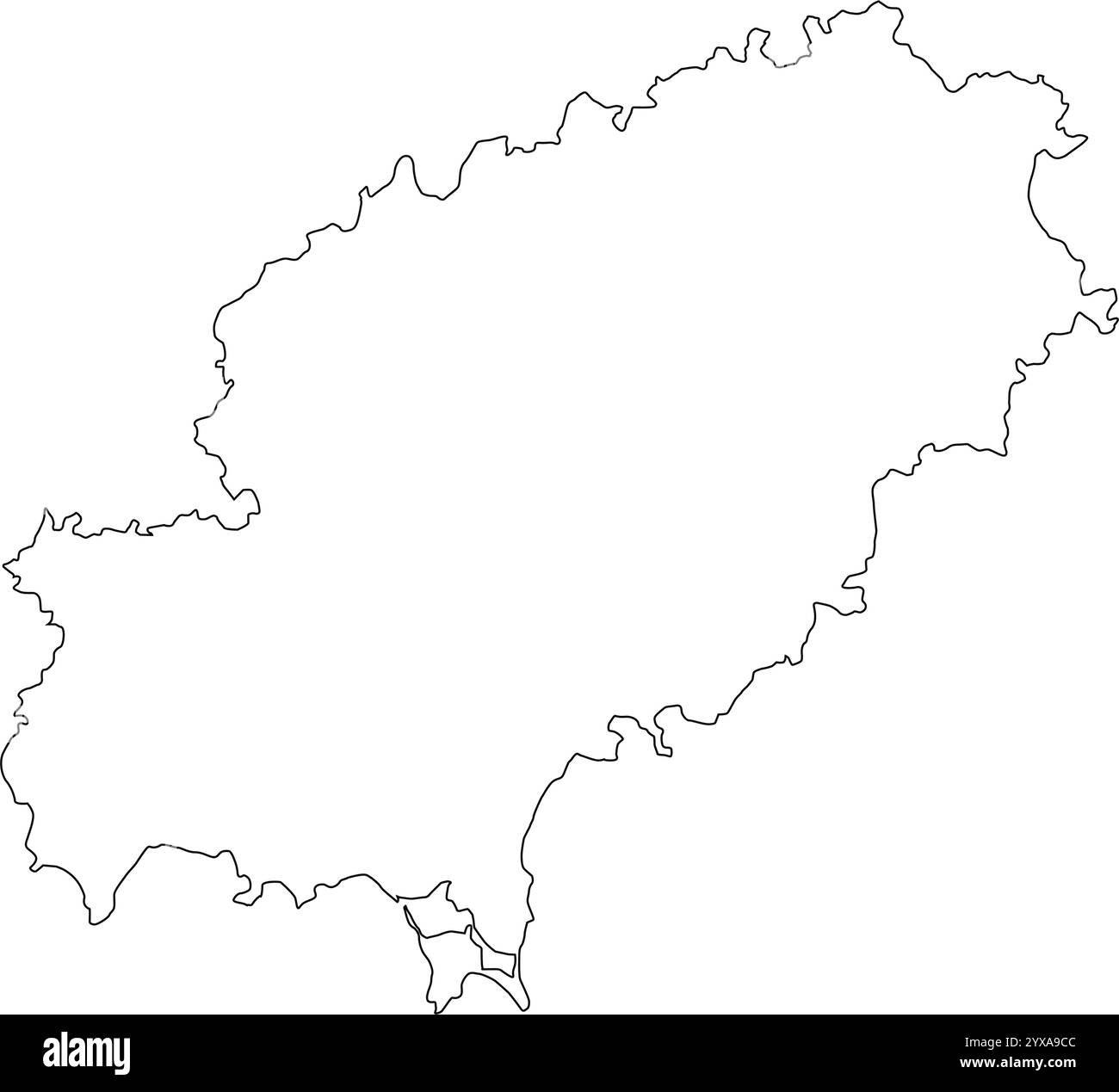 Illustrazione dell'icona della mappa dell'isola di Ibiza Illustrazione Vettoriale