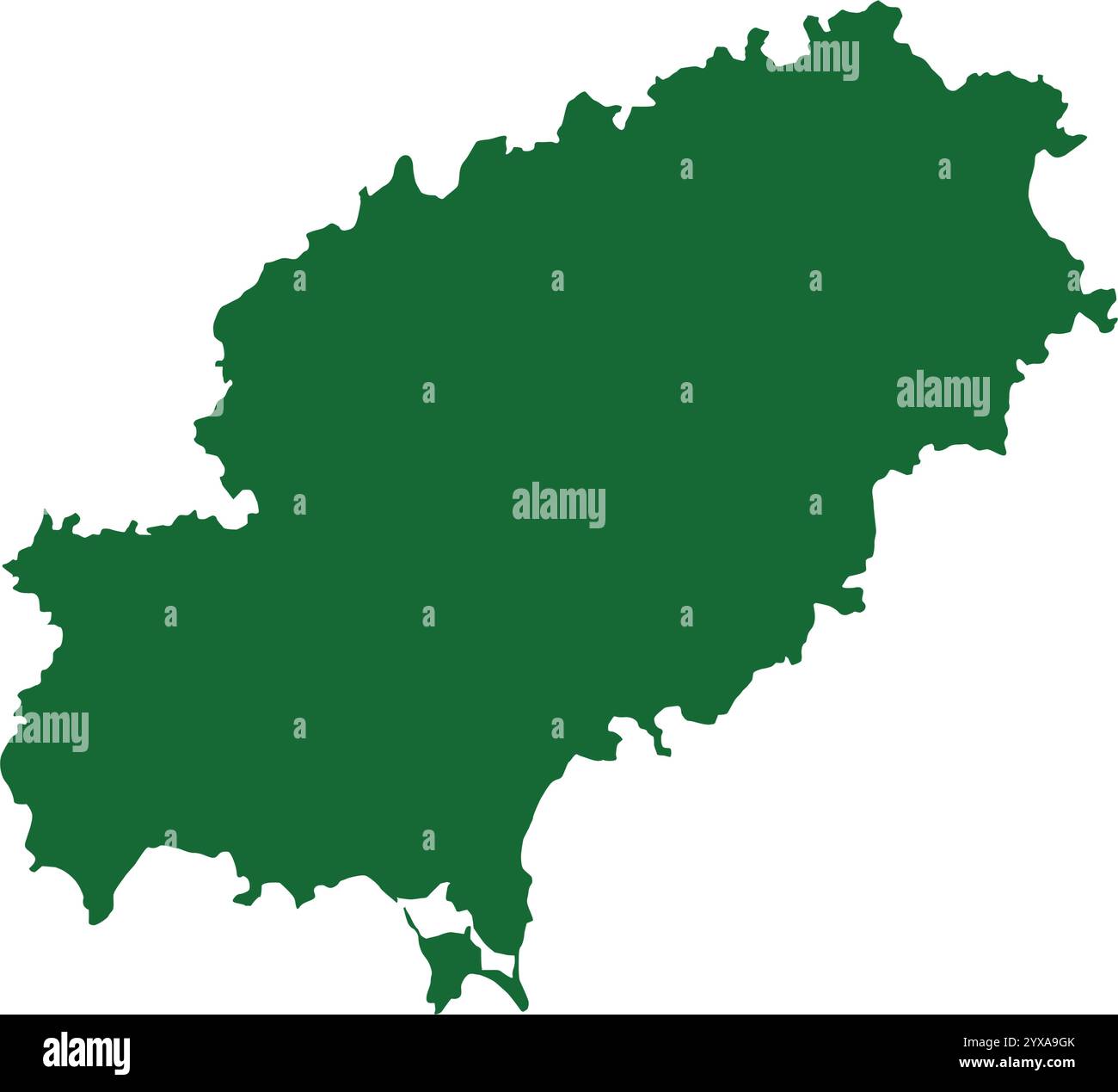 Illustrazione dell'icona della mappa dell'isola di Ibiza Illustrazione Vettoriale