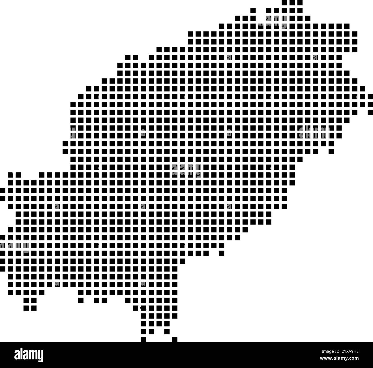 Illustrazione dell'icona della mappa dell'isola di Ibiza Illustrazione Vettoriale