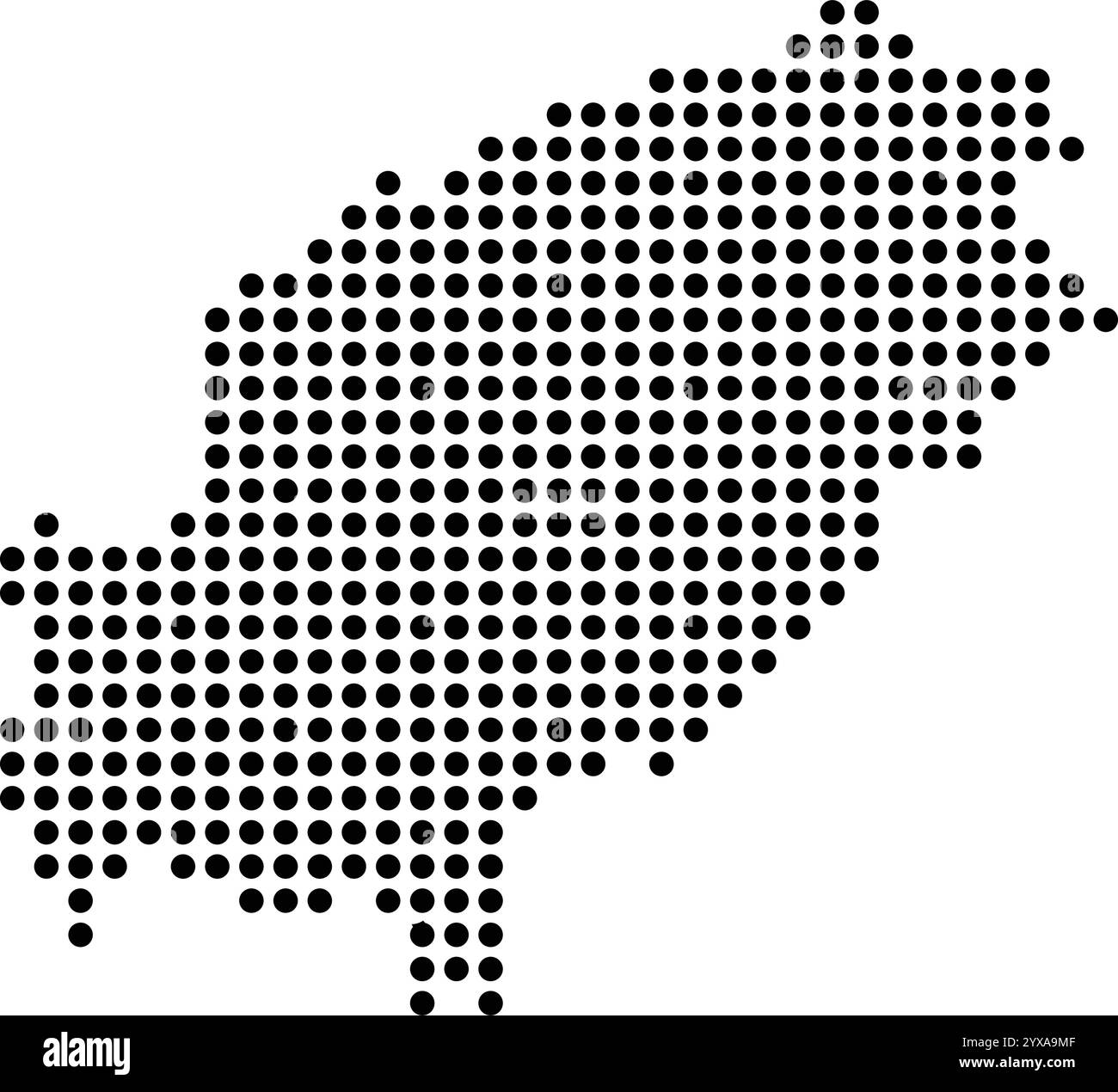 Illustrazione dell'icona della mappa dell'isola di Ibiza Illustrazione Vettoriale