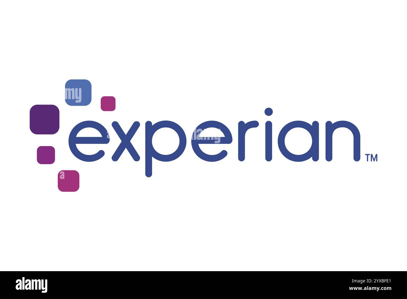 Logo aziendale, logo aziendale, logo, ci, identità aziendale, illustrazione, grafica, azienda, impresa, Experian, Dublino, Irlanda, servizio d'informazione Foto Stock