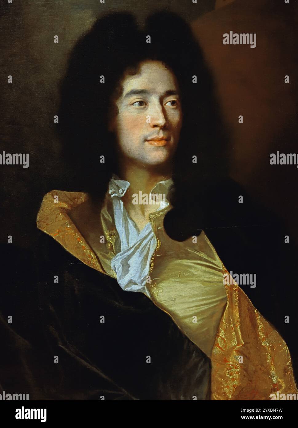 Ritratto di Gaspard de Rigaud (1661-17050 fratello dell'artista 1692 di Hyacinthe Rigaud (1659-1743) French, France, fine Art Museum, Hyacinthe Rigaud, Perpignan. Foto Stock