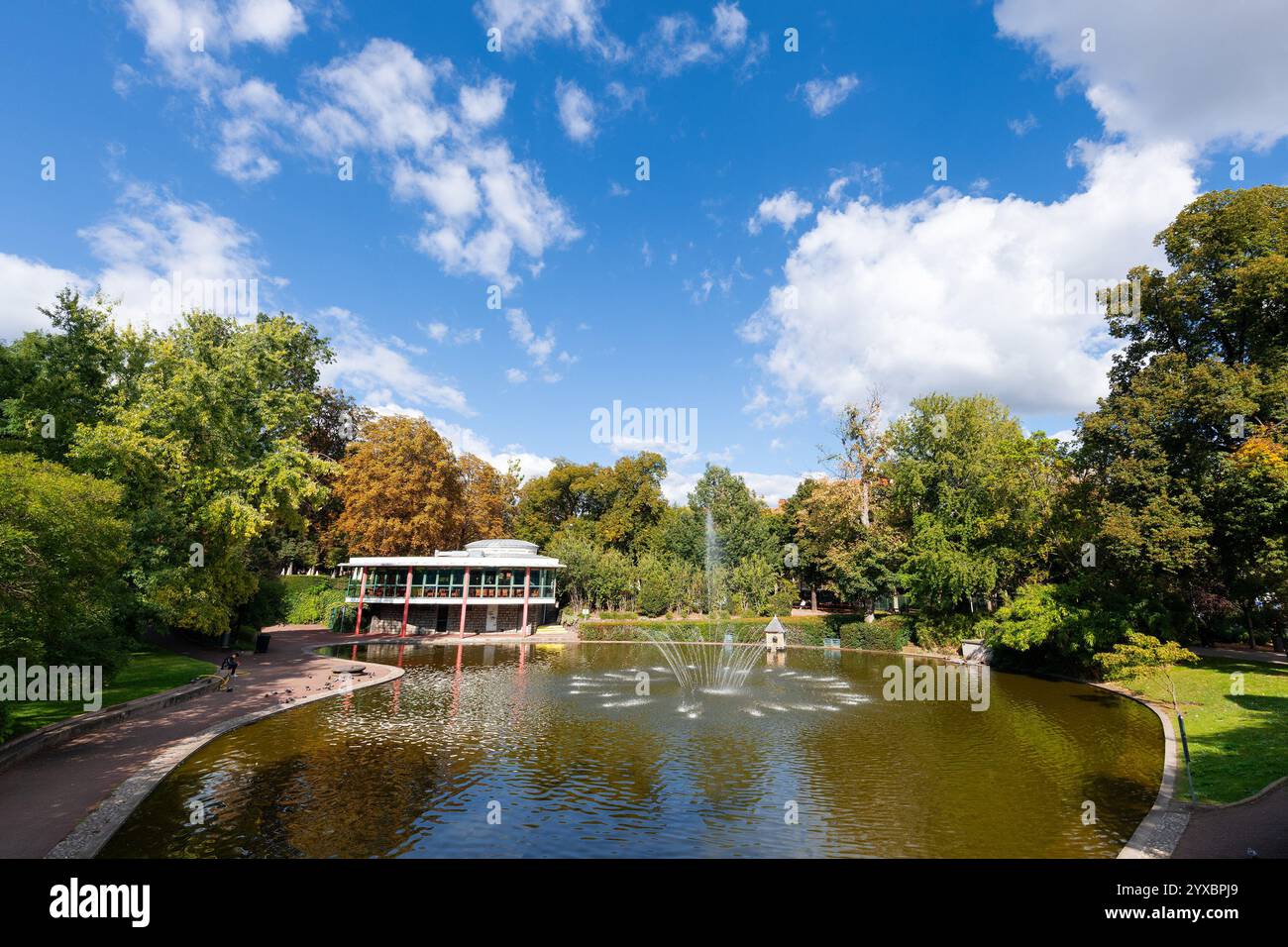 Giardino delle piante (Jardin Lecoq) a Clermont-Ferrand, Francia Foto Stock