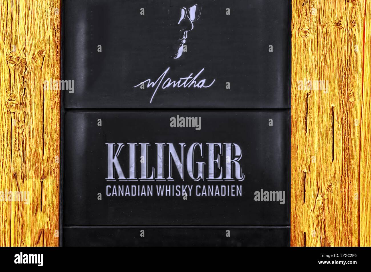 Kilinger Canadian Whisky Foto Stock