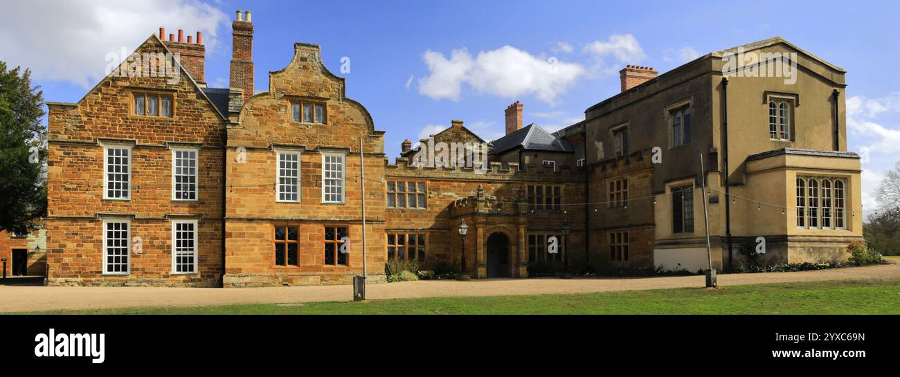 Vista dell'abbazia di Delapre, città di Northampton, Northamptonshire, Inghilterra; Regno Unito Foto Stock