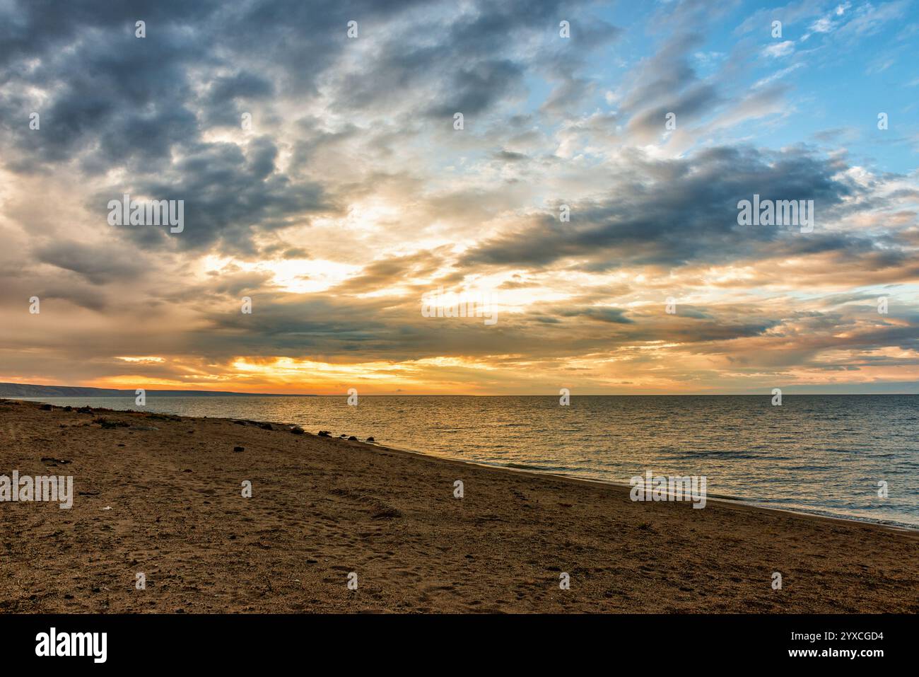 L'alba è stupenda e il panorama è meraviglioso Foto Stock