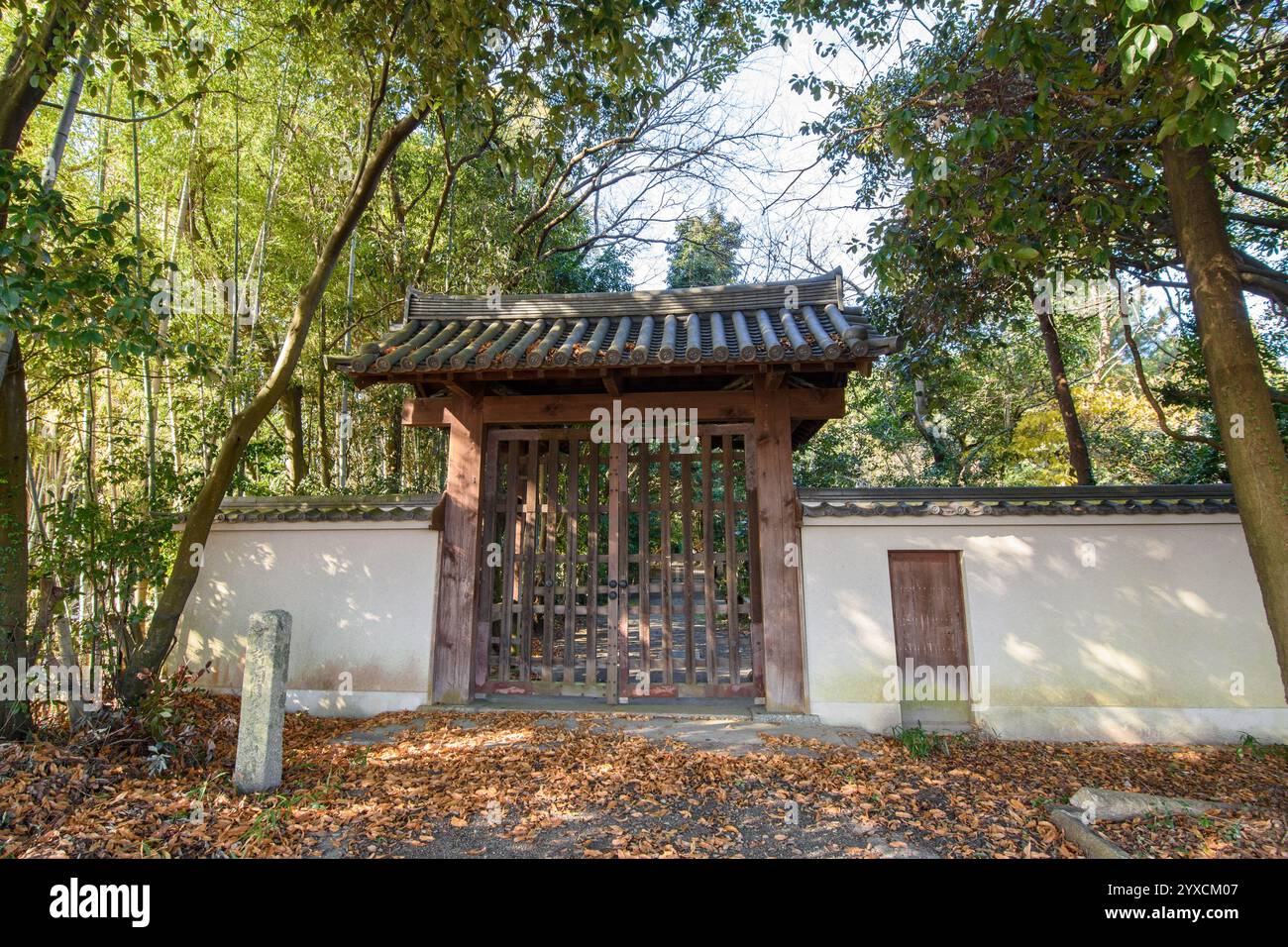 Antico tempio buddista Toshodai-ji fondato nel 759 d.C., dichiarato patrimonio dell'umanità dell'UNESCO a Nara, in Giappone Foto Stock