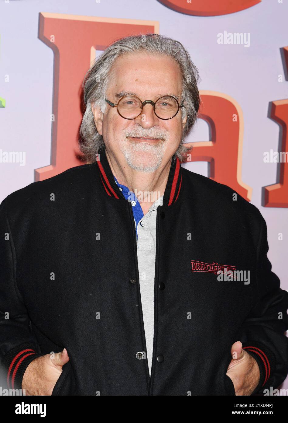 LOS ANGELES, CALIFORNIA - 13 DICEMBRE: Matt Groening partecipa allo speciale "The Simpsons" per la prima mondiale di "o c'mon All Ye fai" di Disney+ Foto Stock