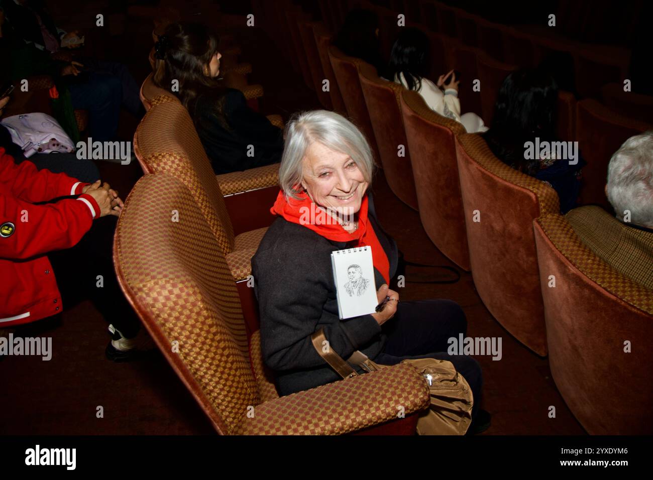 Jane Goren disegna il direttore Fang li Foto Stock