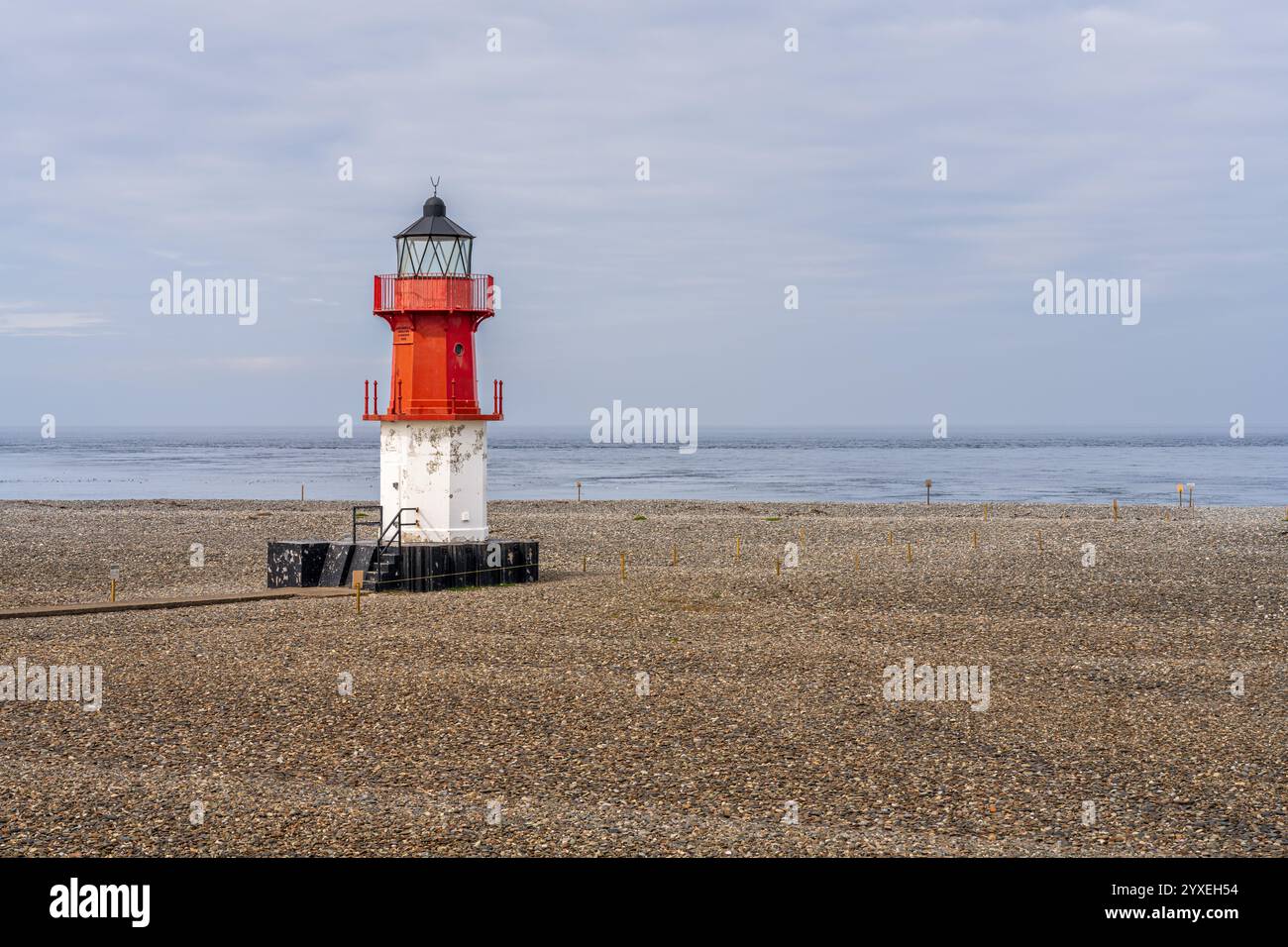 Il punto del faro di Ayre Winkie, Isola di Man Foto Stock