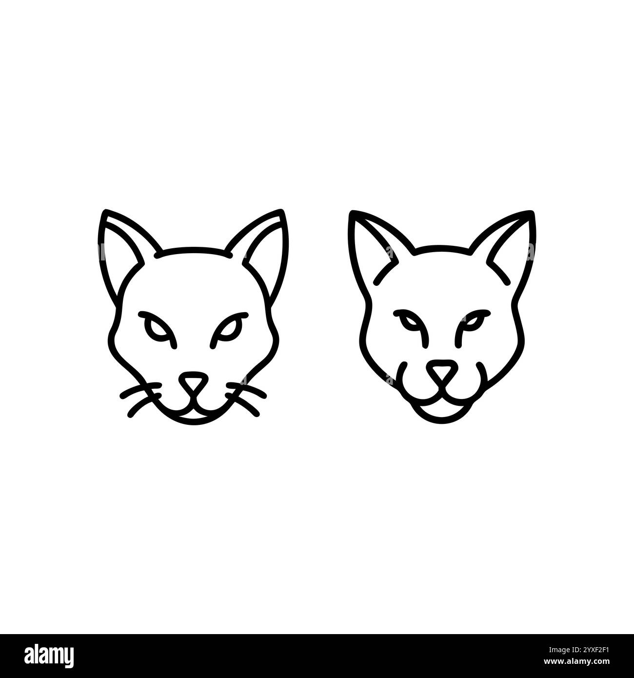 Illustrazione dell'icona Cat. Set icone cat. Adatto per Web Design, Logo. Illustrazione Vettoriale
