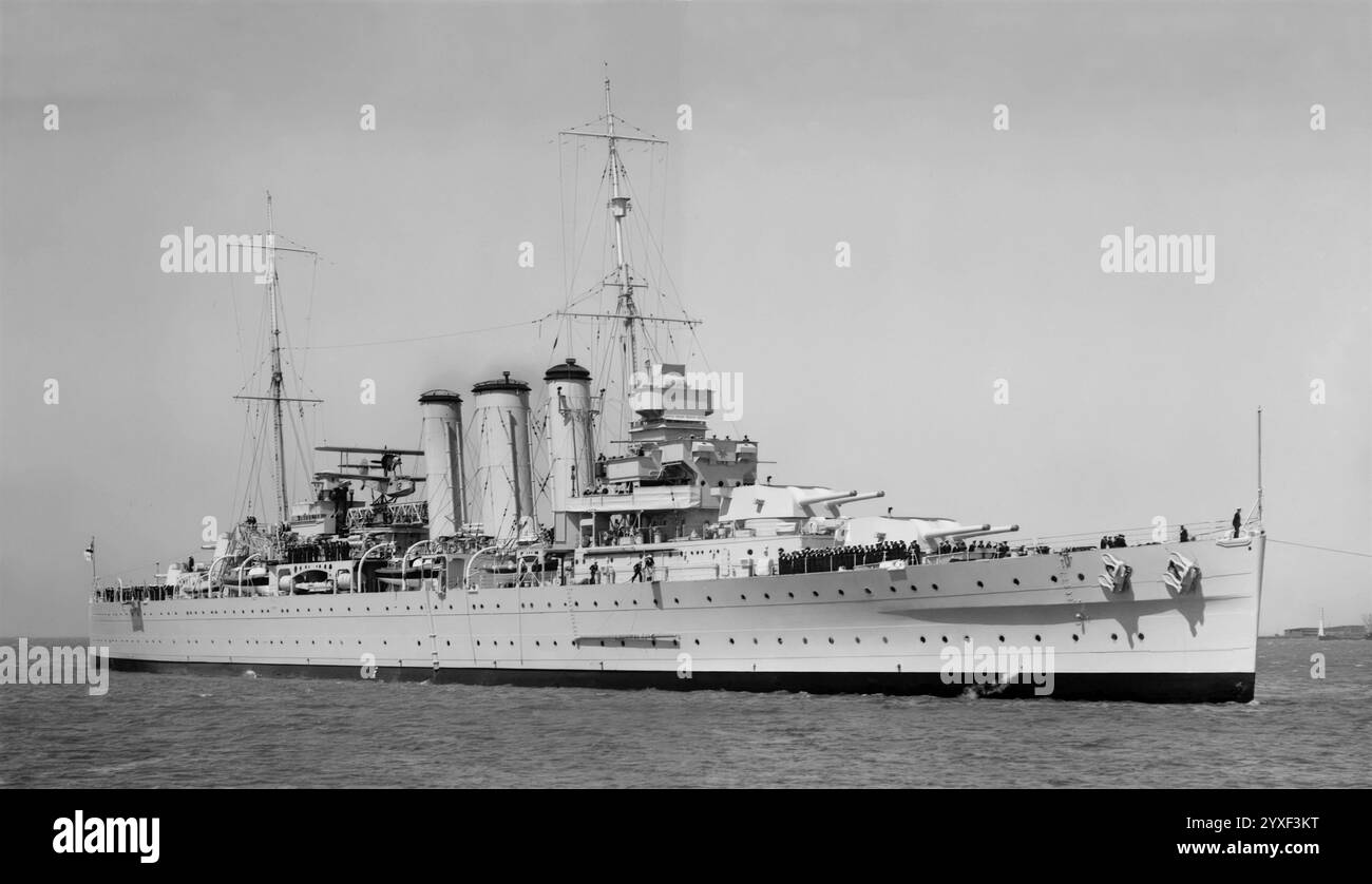 HMS Australia, nave da guerra inglese Foto Stock