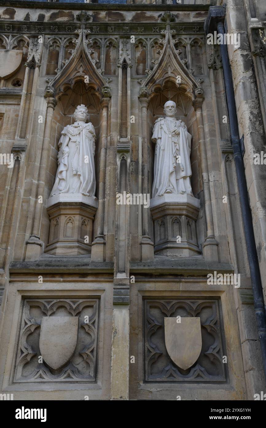 La regina Elisabetta e il duca di Edimburgo Foto Stock