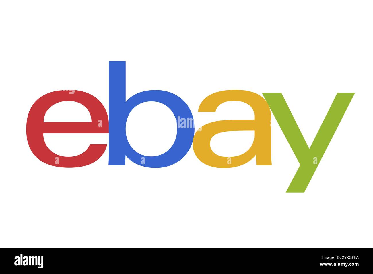 Logo aziendale, logo aziendale, logo, ci, identità aziendale, illustrazione, grafica, azienda, impresa, Ebay, società STATUNITENSE per il marketing online Foto Stock