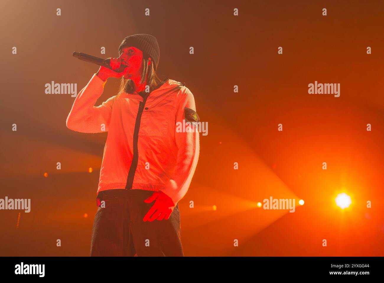 Concerto di musica della cantante italiana - Baby Gang - la fine del mondo tour Baby Gang Zaccaria Mouhib Milano Unipol Forum Italia Copyright: XLucaxMicheli/TSCKx/xLiveMediax LPM 1652662 Foto Stock