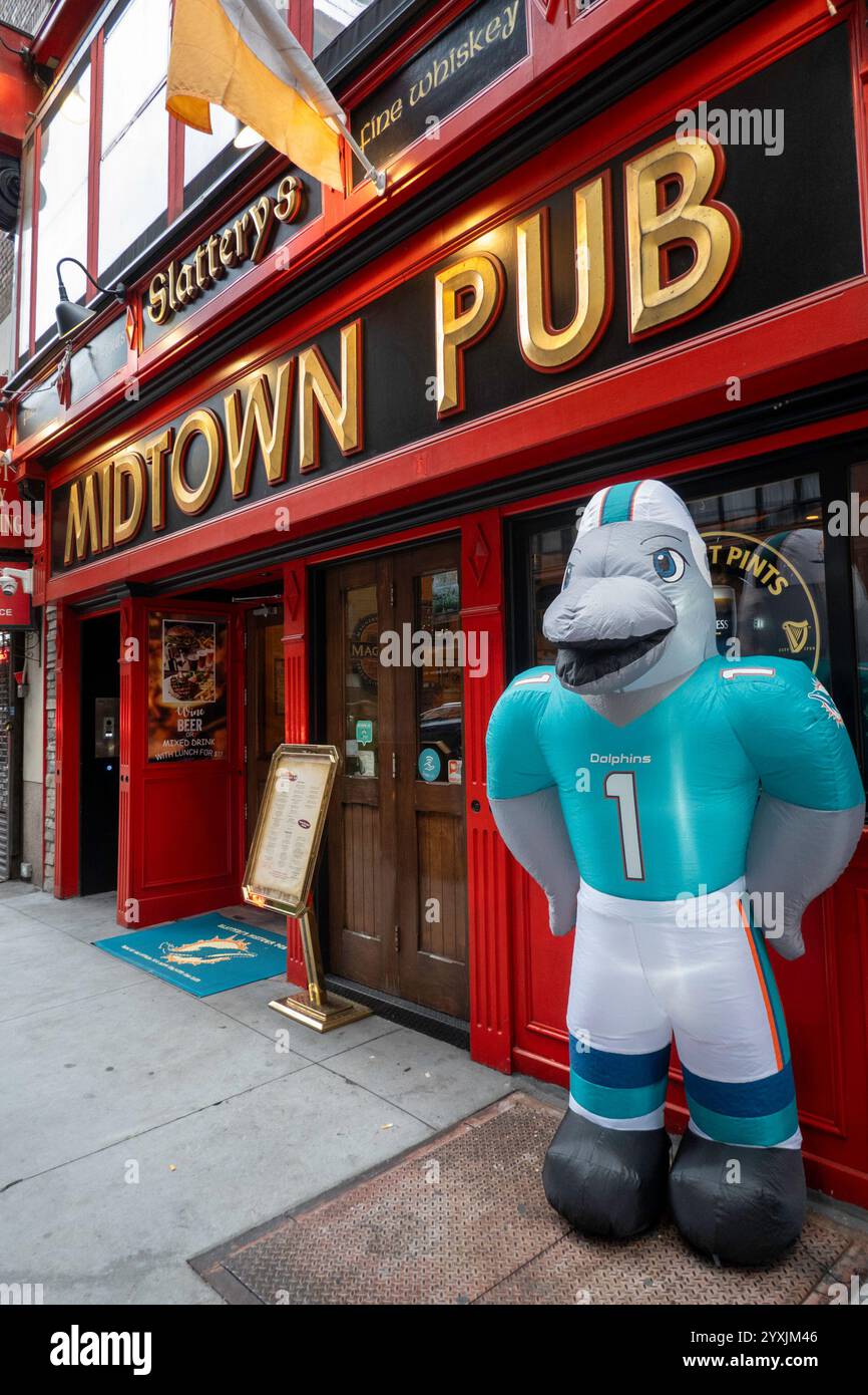 Slattery's Midtown Pub è un pub irlandese situato in 8 East 36th Street, New York City, USA 2024 Foto Stock