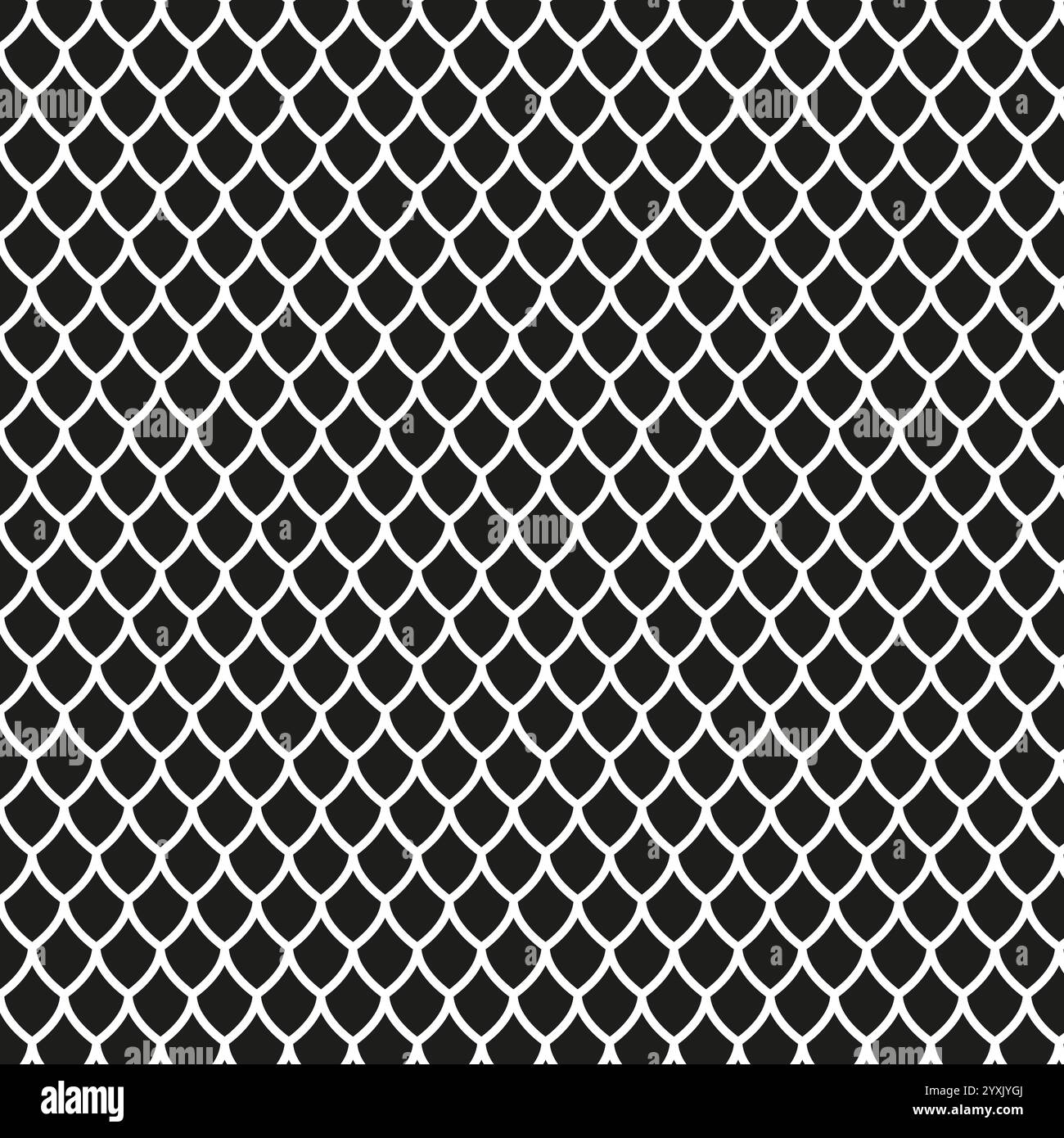 Motivo senza cuciture Dragon Skin. Scale lineari Illustrazione Vettoriale