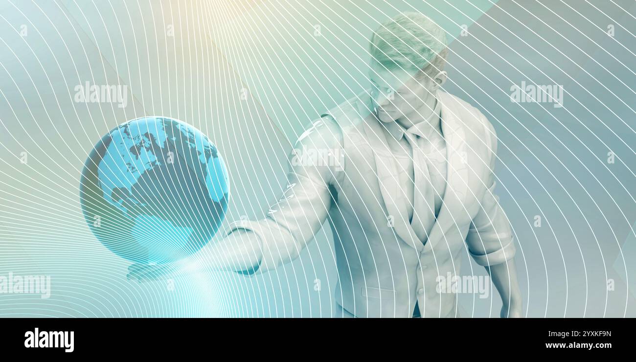 Interactive Media e intrattenimento digitale come arte Foto Stock