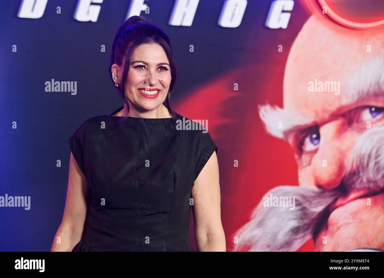 Il membro del cast Colleen o'Shaughnessey, la voce di Tails nel film d'azione dal vivo e commedia fantascientifica animata "Sonic the Hedgehog 3" partecipa alla prima del film al TCL Chinese Theatre nella sezione Hollywood di Los Angeles lunedì 16 dicembre. 2024. Storyline: Sonic, Knuckles e Tails si riuniscono contro un nuovo potente avversario, Shadow, un misterioso criminale con poteri diversi da quelli che hanno affrontato prima. Con le loro abilità superate, il Team Sonic deve cercare un'improbabile alleanza. Foto di Jim Ruymen/UPI Foto Stock