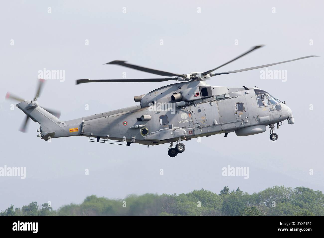 Elicottero HH-101A della Marina italiana. Foto Stock