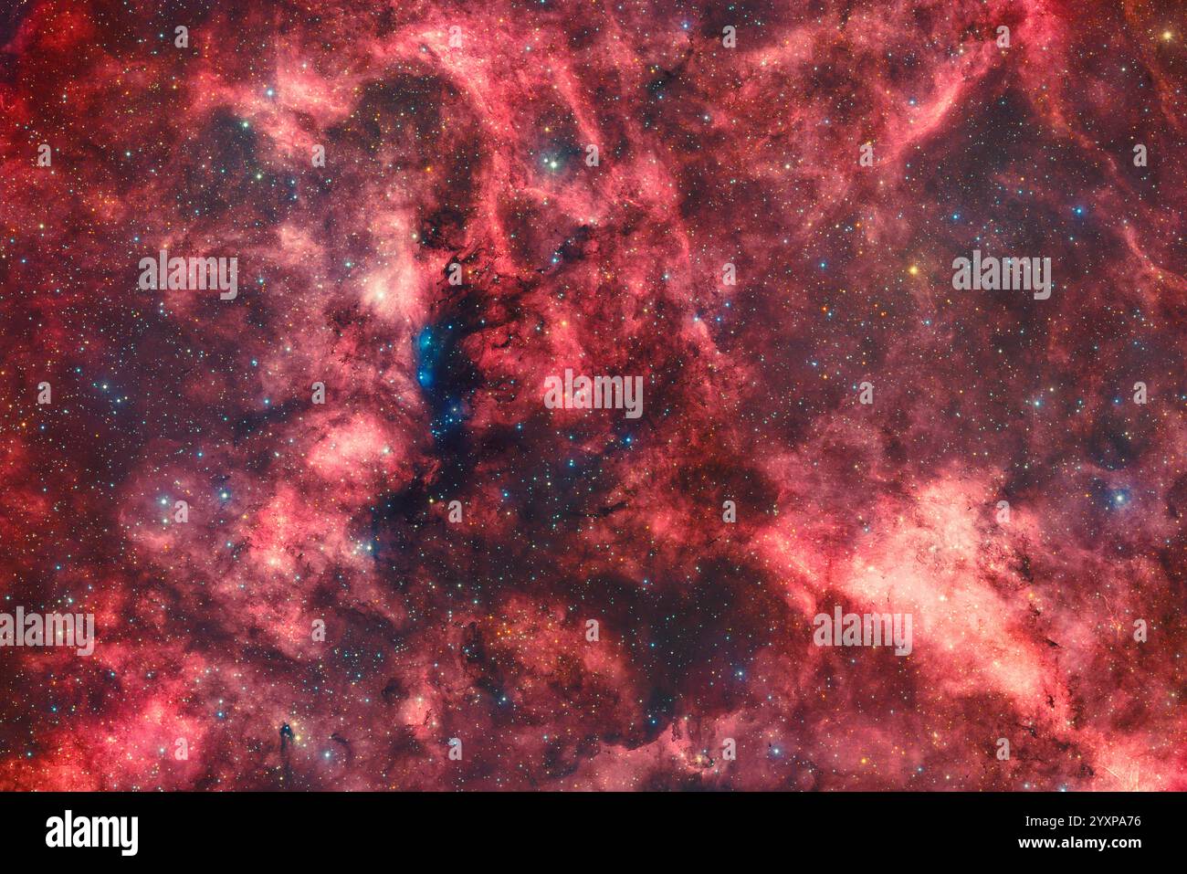 Nebulosità NGC 6914 e LDN 899. Foto Stock