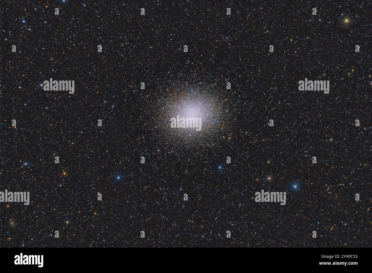 L'ammasso globulare Omega Centauri nella costellazione di Centaurus. Foto Stock