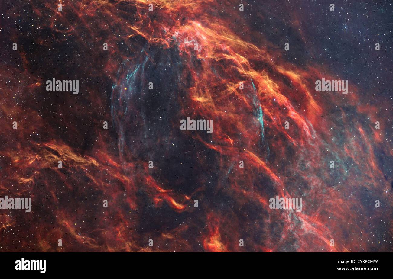 Cygnus Shell supernova rimanente W63 Foto Stock