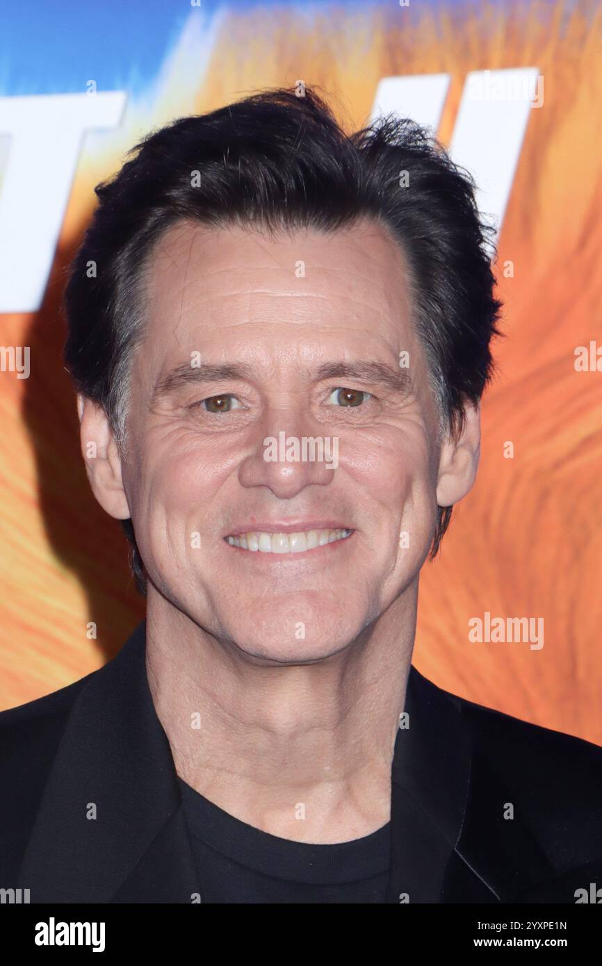 Jim Carrey 12/16/2024 la premiere di Los Angeles di "Sonic the Hedgehog 3" tenutasi al TCL Chinese Theatre di Hollywood, CA. Foto di I. Hasegawa / HNW / Picturelux Foto Stock